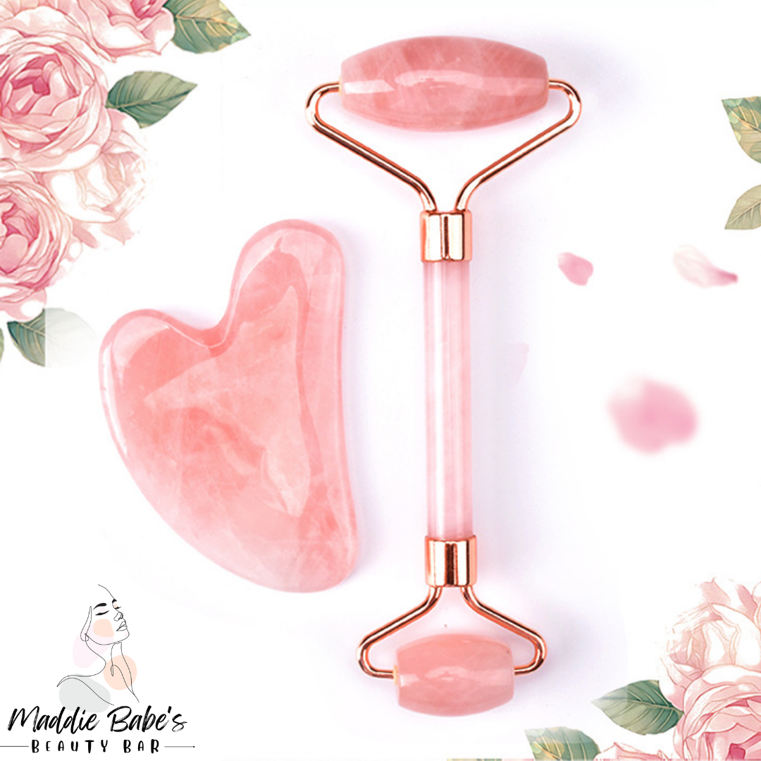 Babe's 2pc Quartz Skin Therapy Massager - NATURAL HEALING