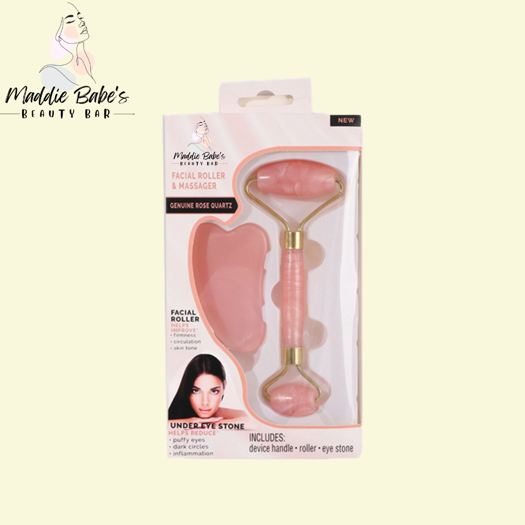 Babe's 2pc Quartz Skin Therapy Massager - NATURAL HEALING